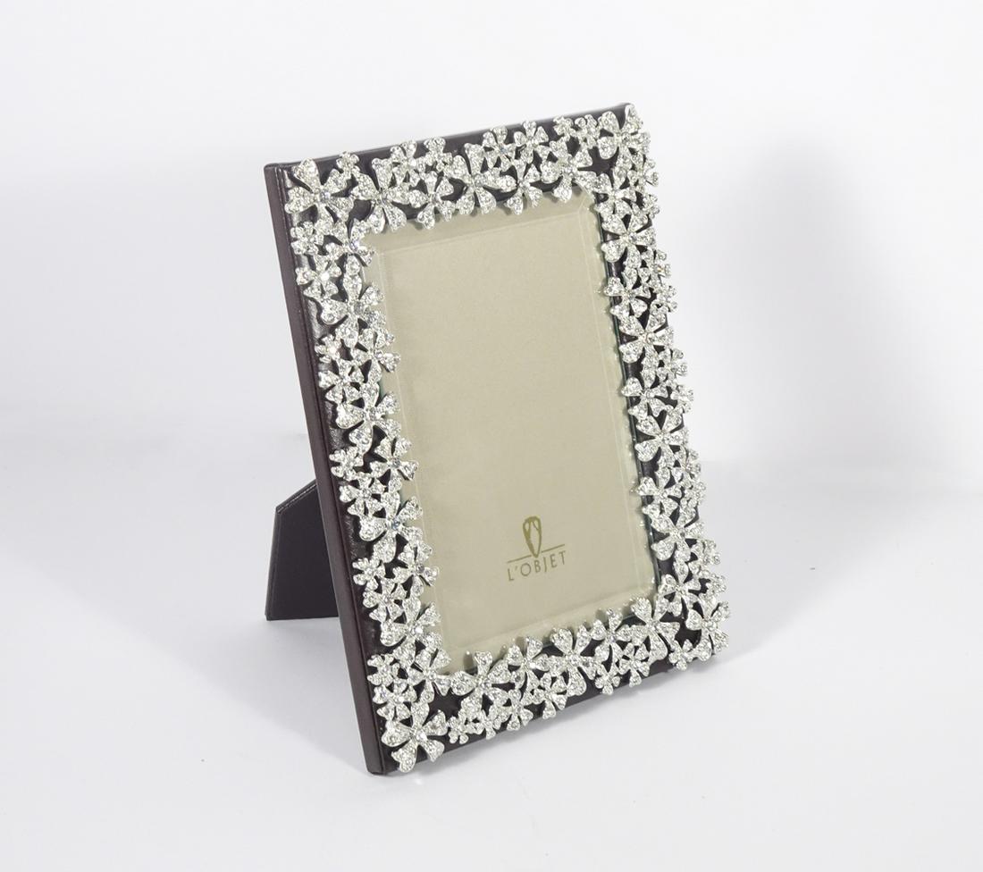 L'objet Picture Frame w/Swarovski Crystals (1 of 4)