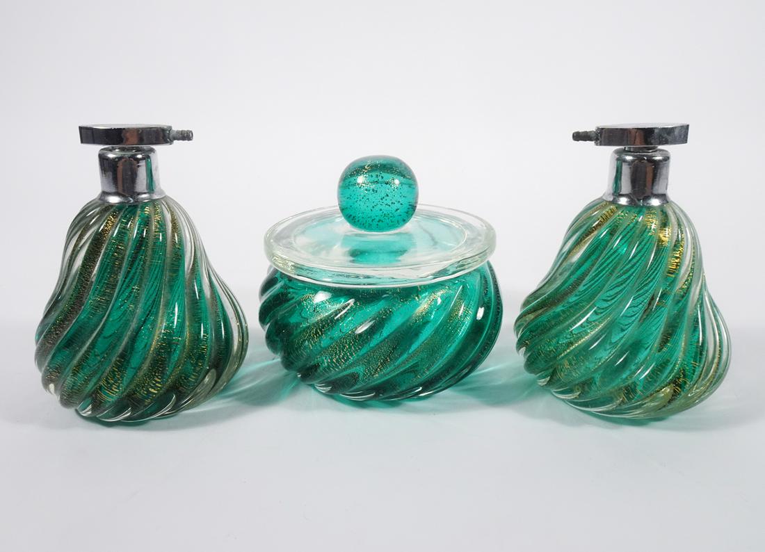 Murano Glass Dresser Set (1 of 3)