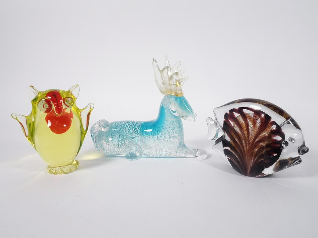 Murano and Swedish Glass Animals Grouping (1 of 5)