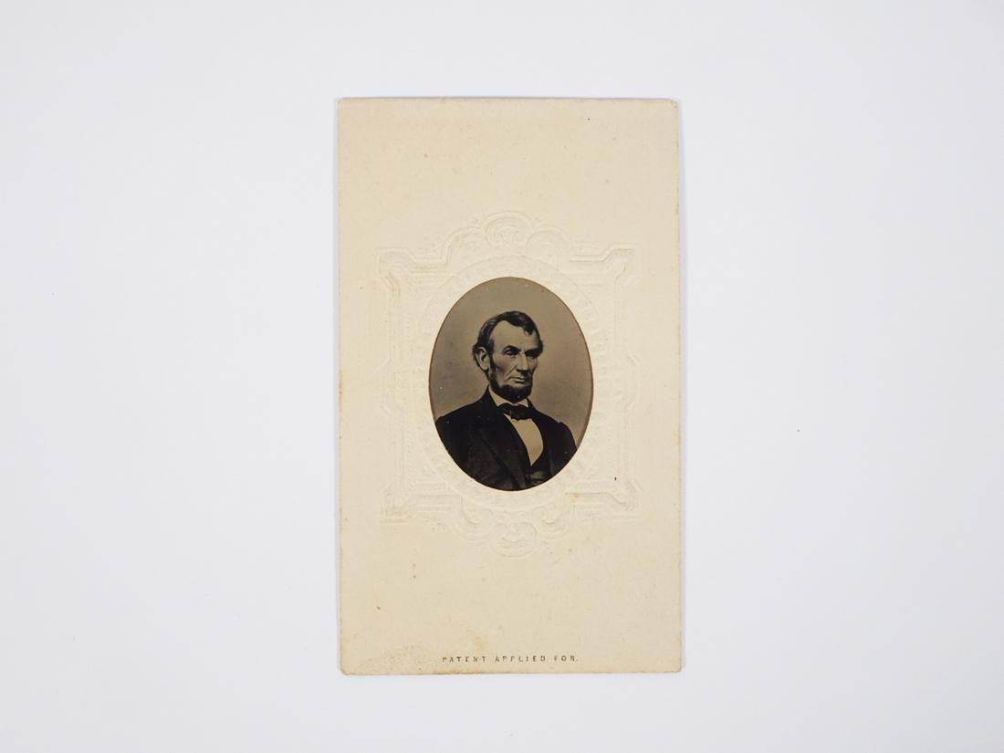 Abraham Lincoln Tintype Photograph (1 of 2)