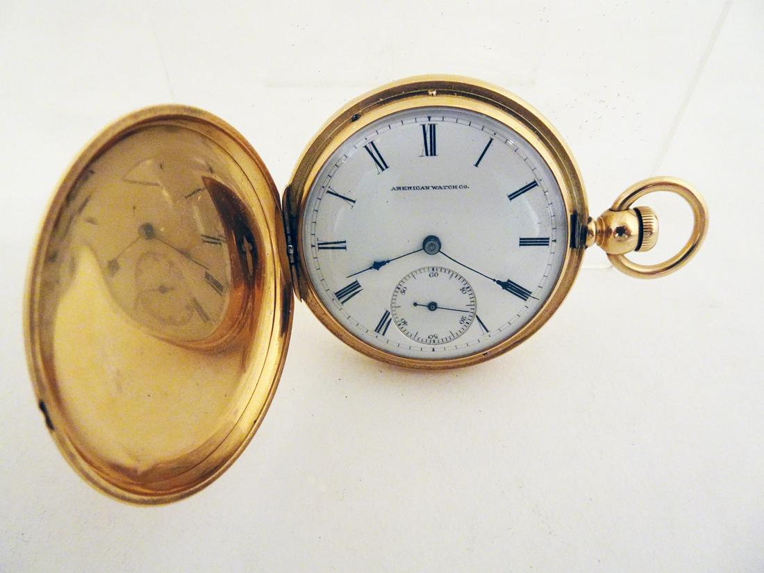 American Watch Co. 18K Pocket watch (1 of 6)