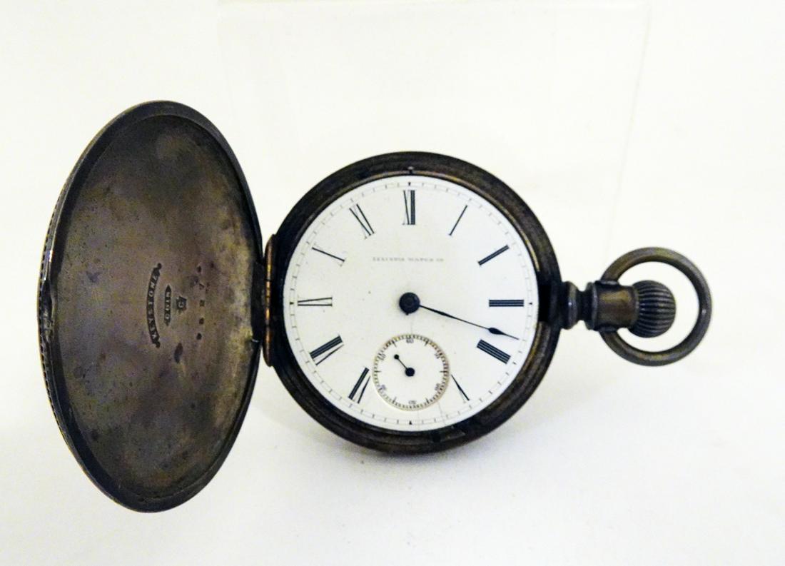 Illinois Watch Co. Coin Silver Pocket watch (1 of 4)
