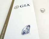 Diamond Platinum Engagement Ring with GIA Report