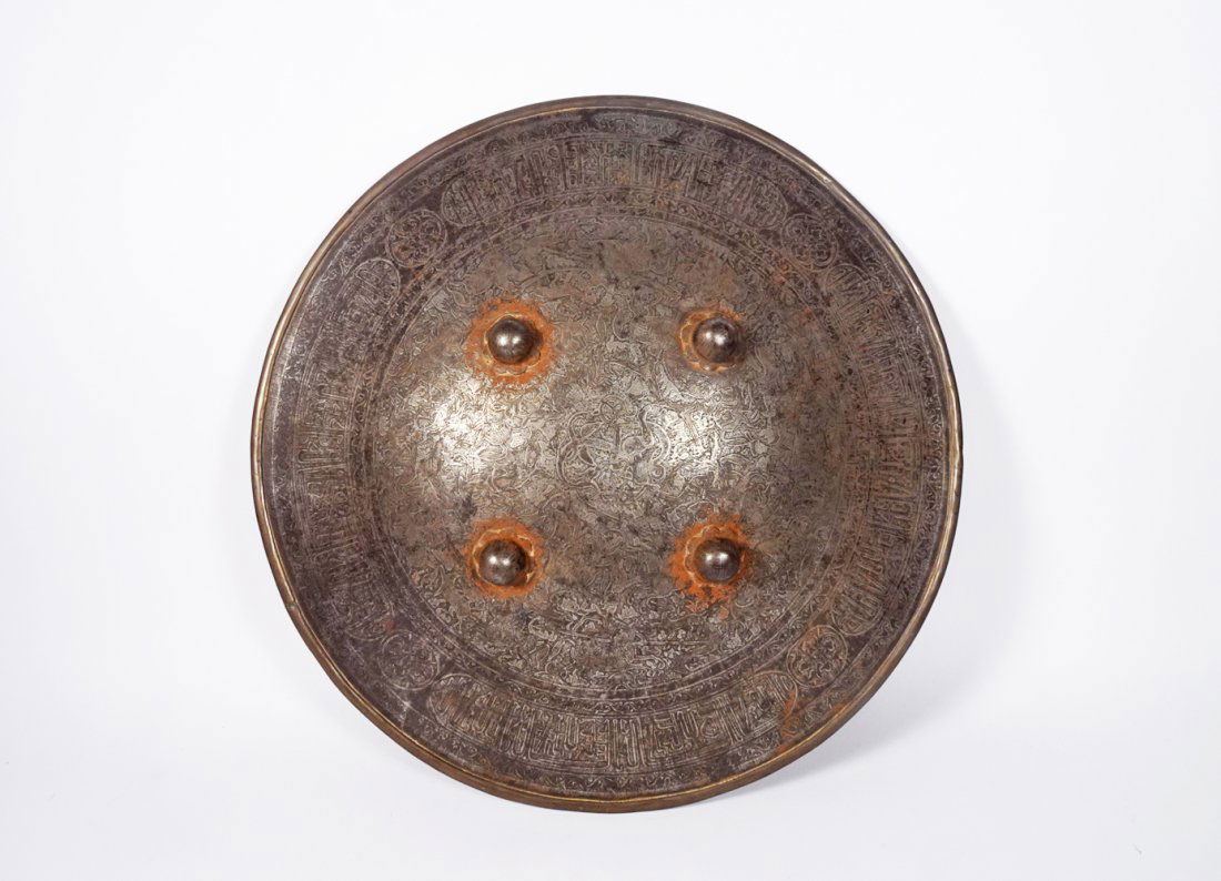 Indo-Persian Military Warrior Dhal Shield (1 of 3)