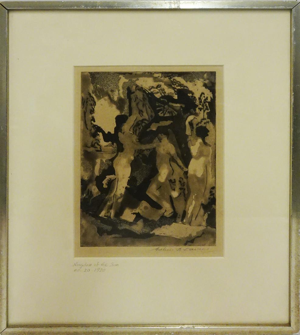 Arthur Bowen Davies Aquatint Etching (1 of 4)