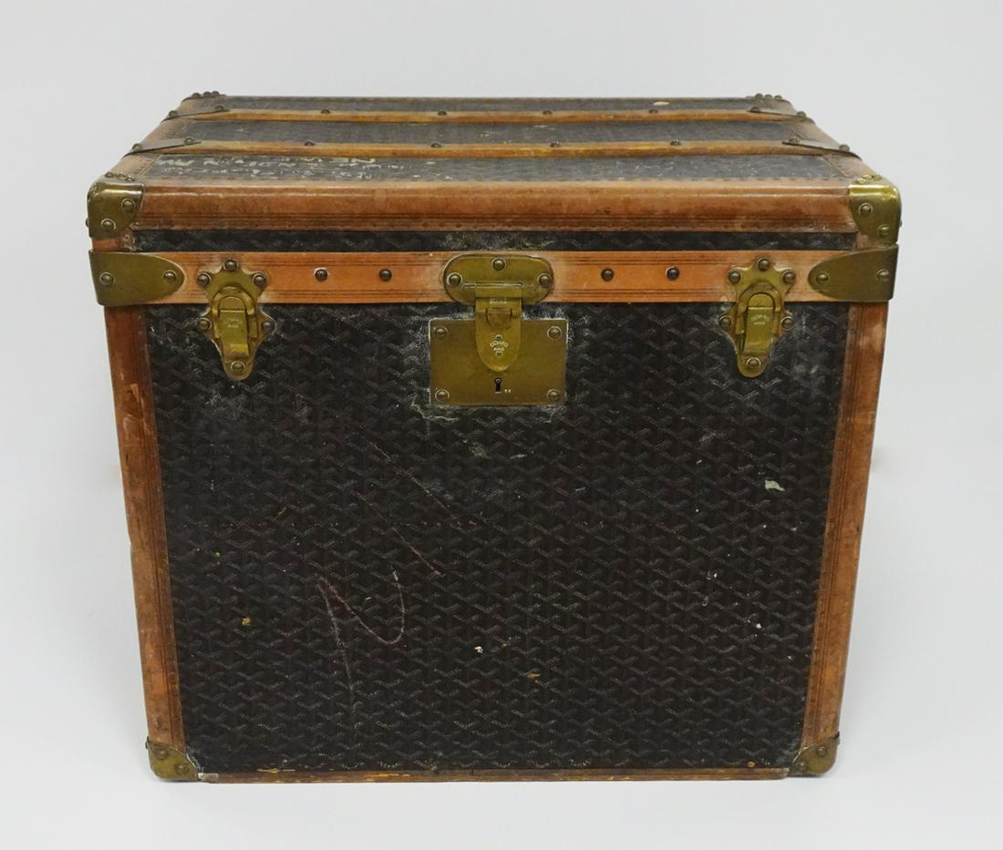 E. Goyard Aine French Steamer Trunk (1 of 7)