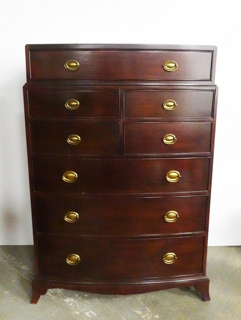Ralph Lauren Mahogany Tall Chest of Drawers (1 of 3)