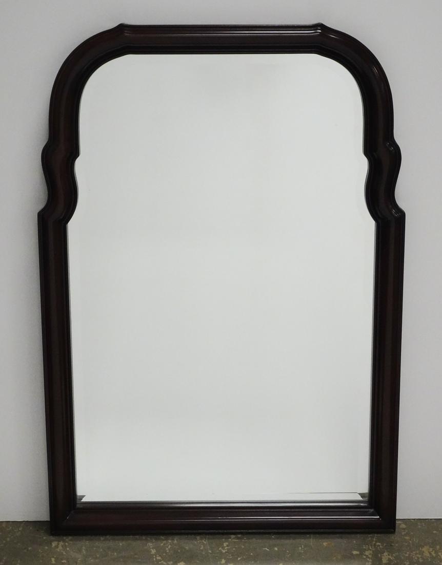 Ralph Lauren Mahogany Framed Mirror (1 of 2)