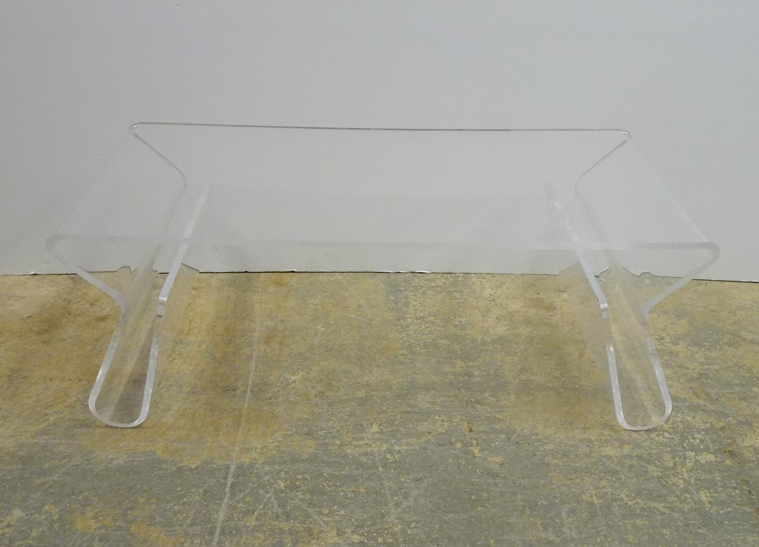 Modernist Style Lucite Coffee Table (1 of 2)