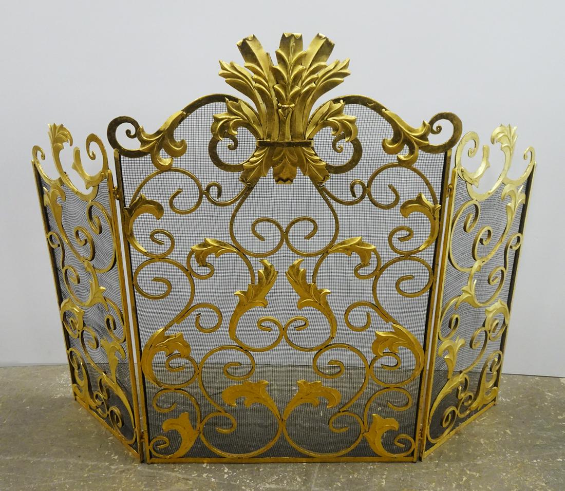 Rococo Style Fireplace Screen (1 of 2)