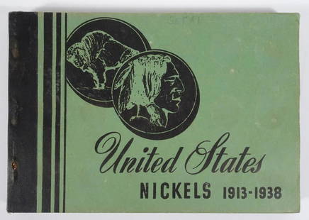 United States Buffalo Nickel Book 1913-1938: United States Buffalo Nickel Book 1913-1938. Missing 1918 over '17-D.