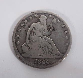 1844 Seated Liberty Half Dollar: 1844 Seated Liberty half dollar