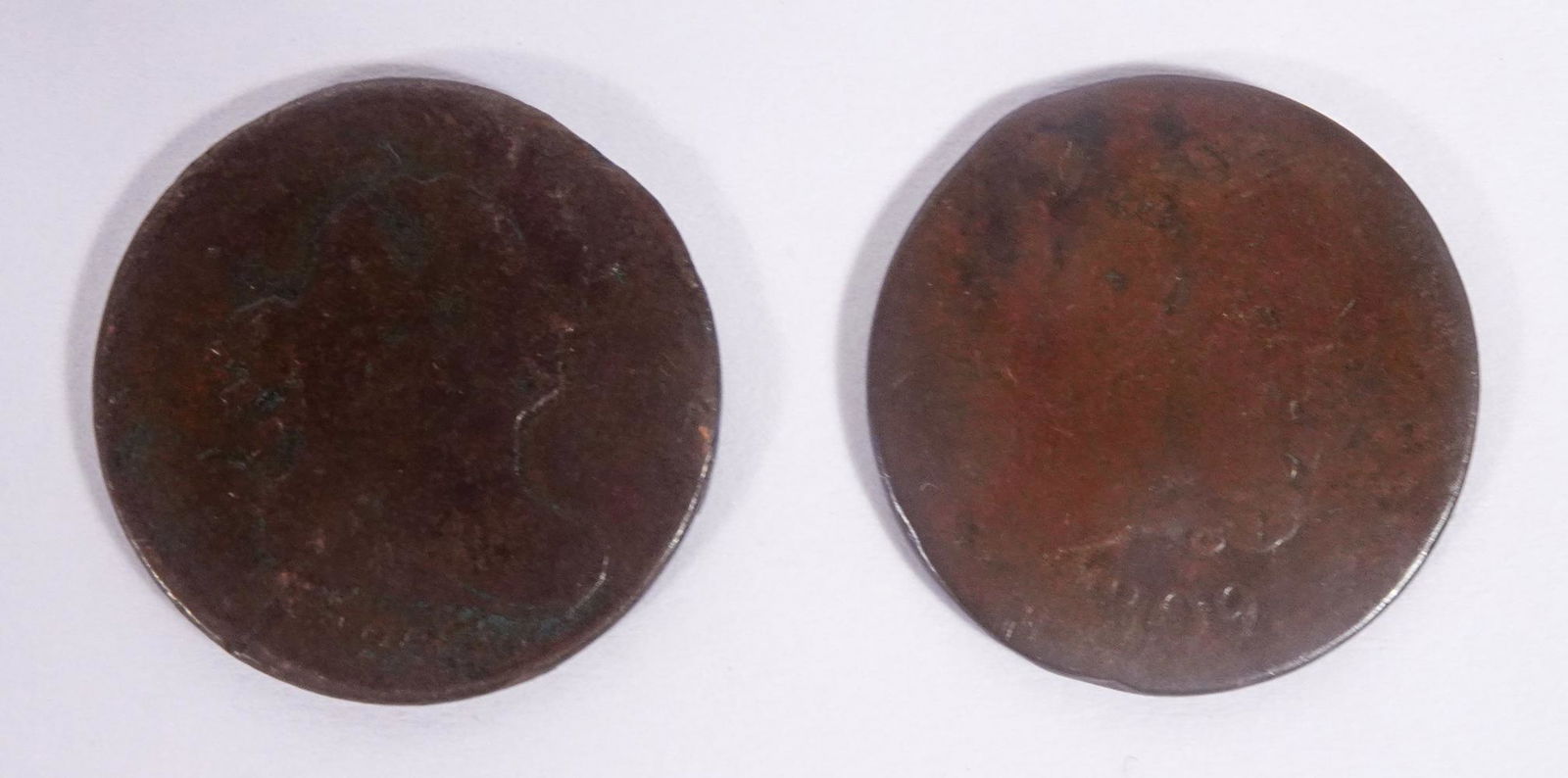 1807 and 1809 Half Cents (1 of 2)