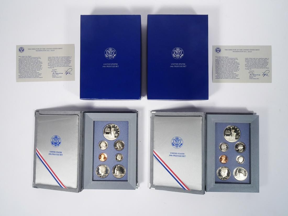 United States 1986 Prestige Sets (1 of 3)