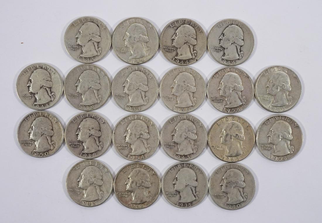 Silver Washington Quarters (1 of 3)