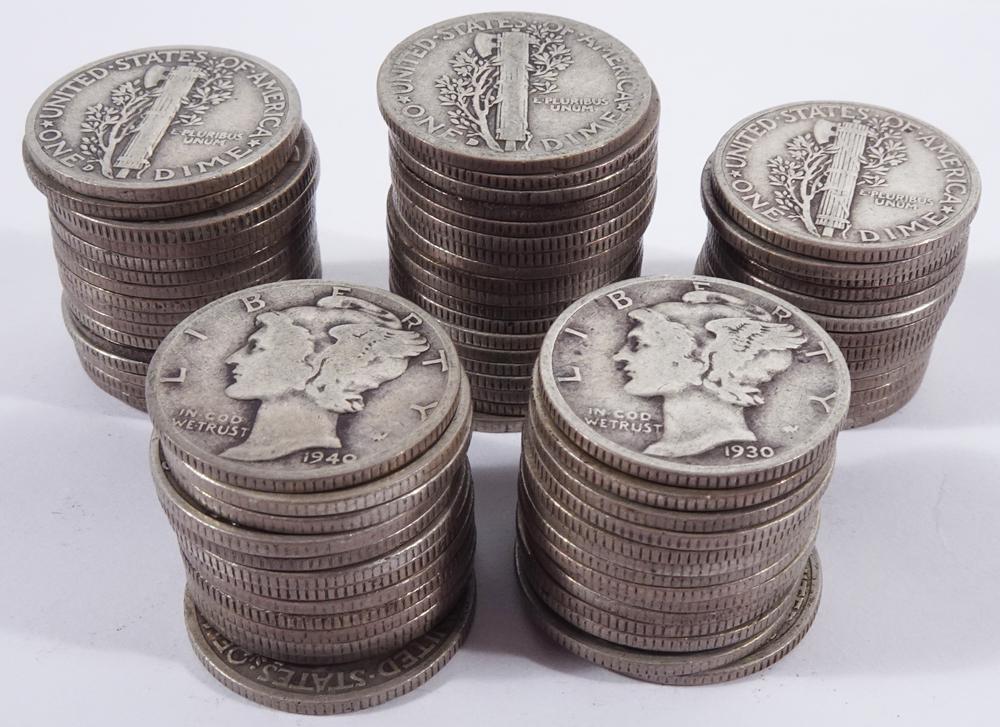 Mercury Dimes (1 of 3)