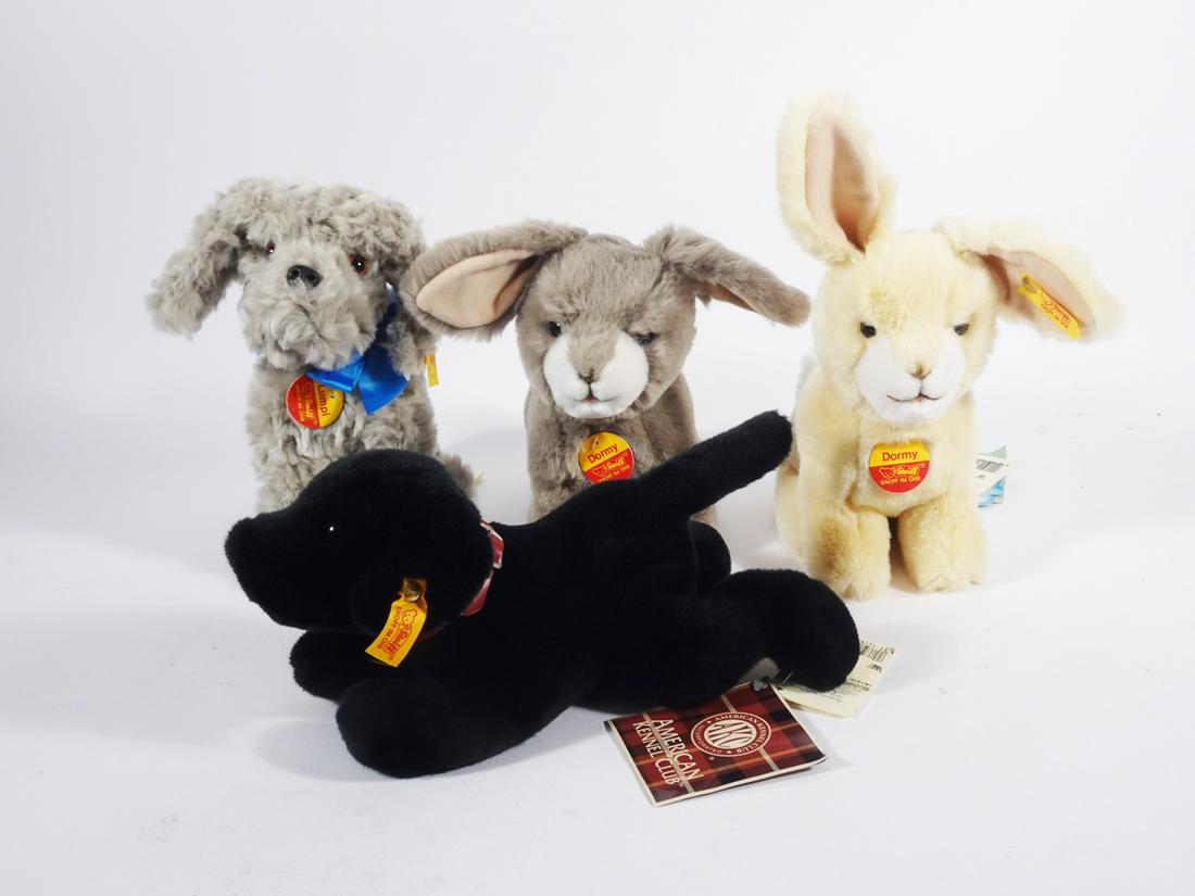 Four Steiff animals (1 of 1)