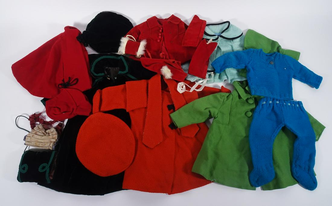 Antique and vintage doll coat sets (1 of 4)