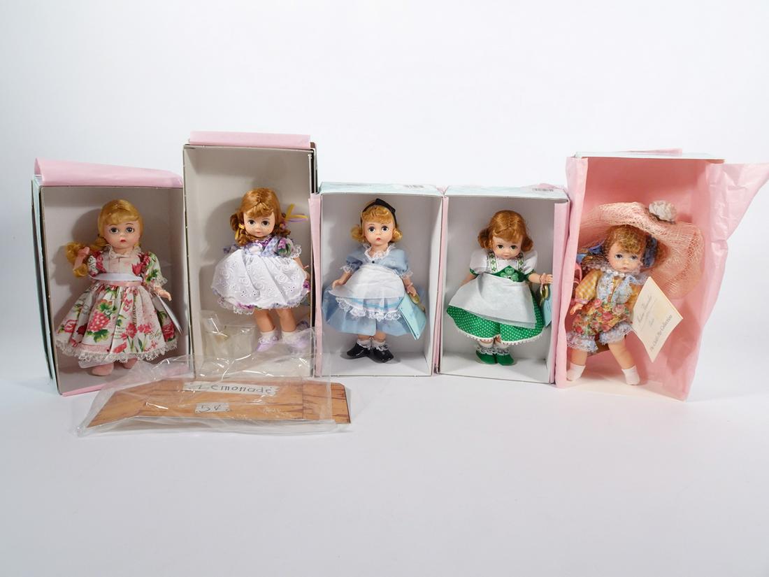 Five Madame Alexander dolls in boxes (1 of 2)