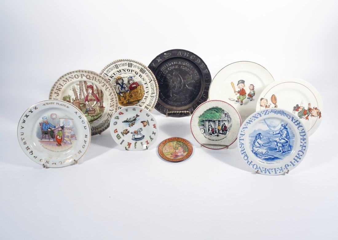 19th C. alphabet plates (1 of 1)