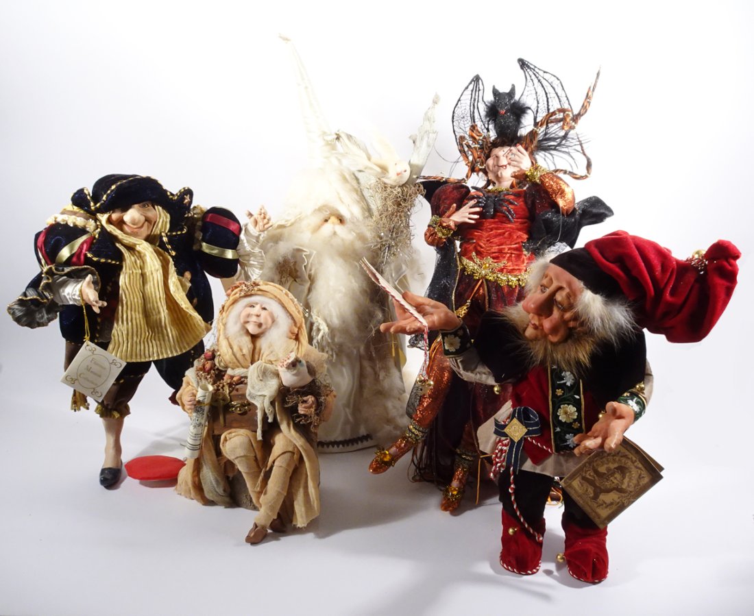 Five artist's dolls (1 of 1)