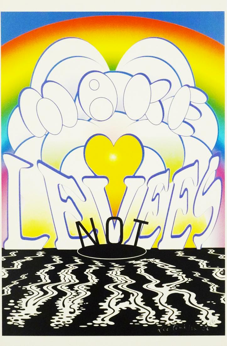 Lee Conklin Make Levees Not War Poster (1 of 2)