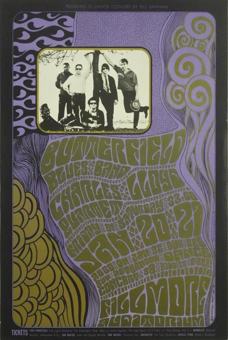 Butterfield Blues Band Concert Poster (1 of 1)