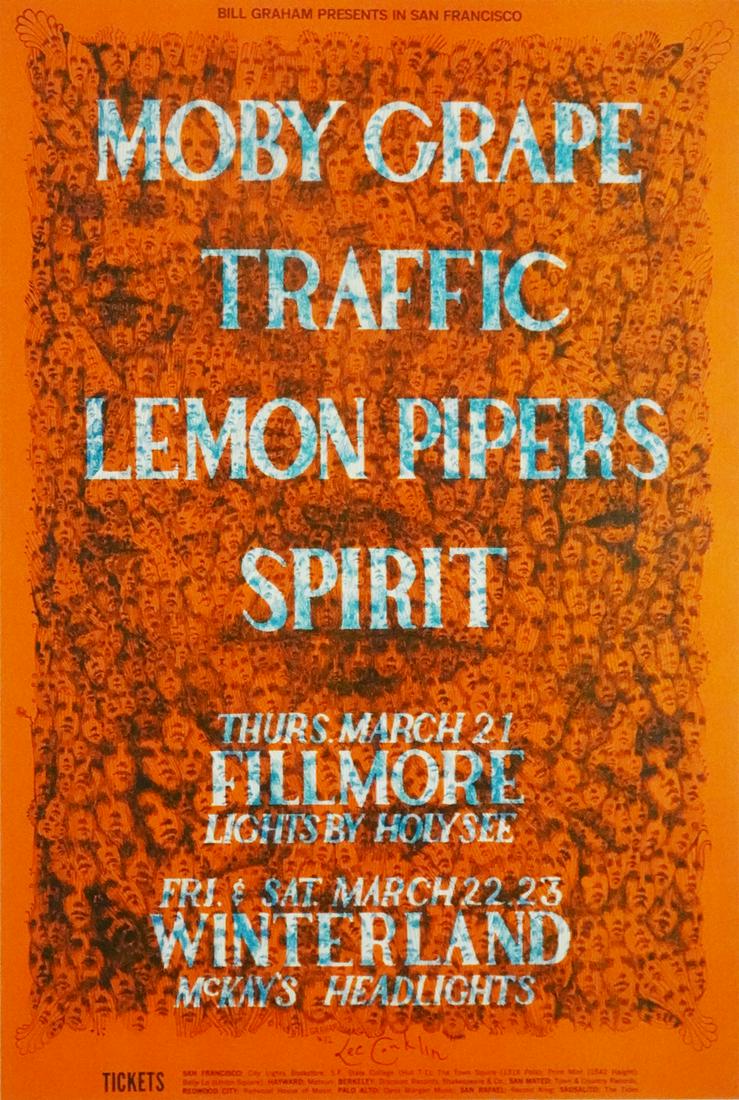 Moby Grape Concert Poster (1 of 2)