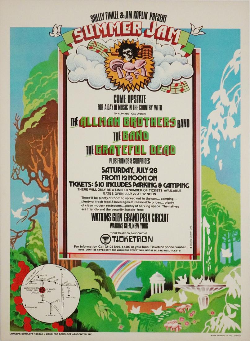 Summer Jam Music Festival Concert Poster (1 of 1)