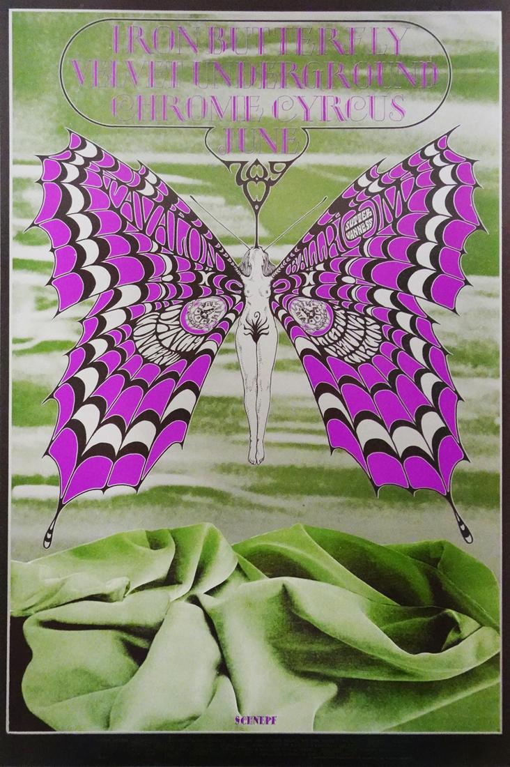 Iron Butterfly Concert Poster (1 of 1)