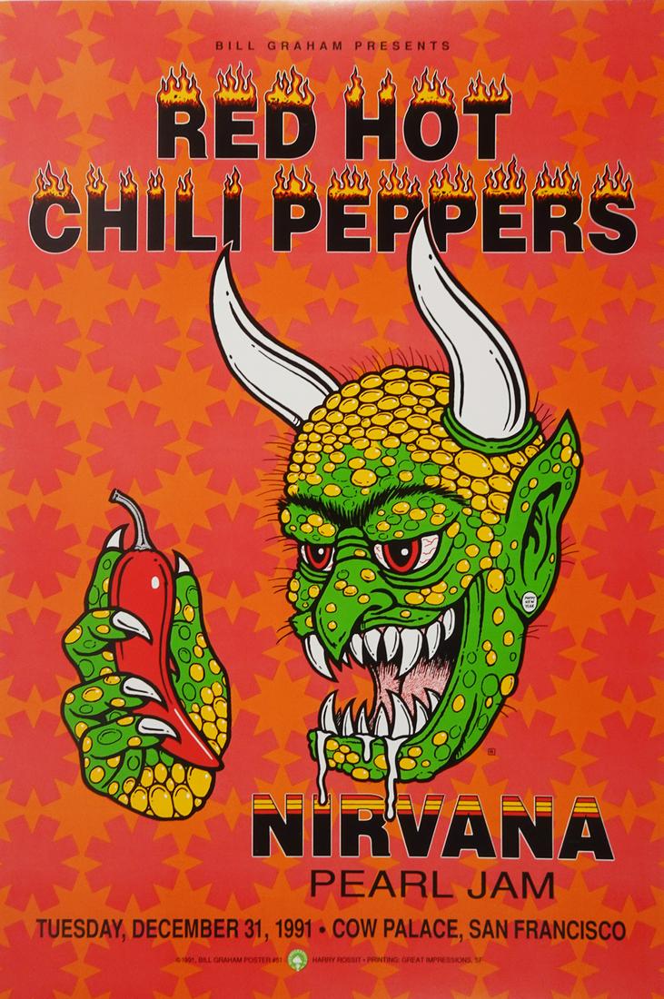Red Hot Chili Peppers Concert Poster (1 of 1)