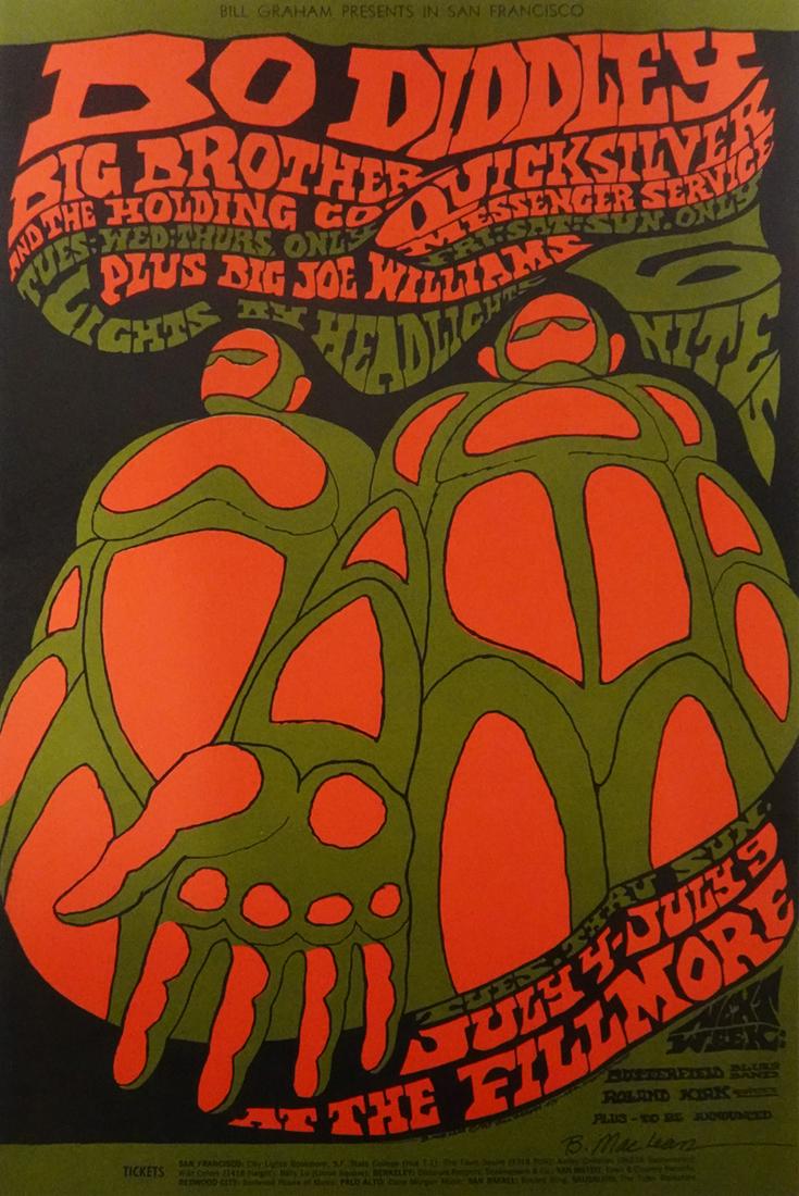 Bo Diddley Concert Poster (1 of 2)