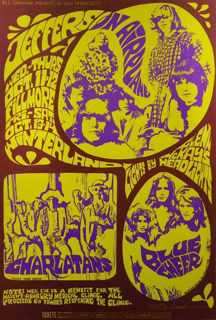 Jefferson Airplane Concert Poster (1 of 1)