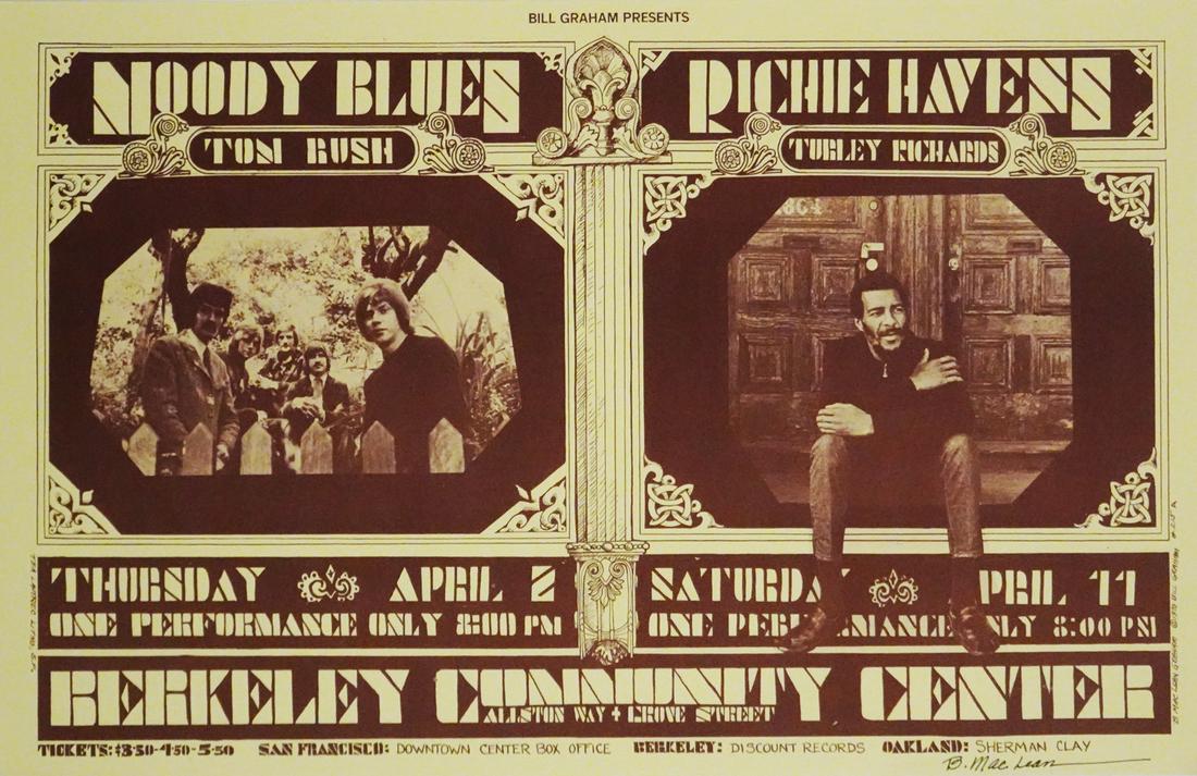 Moody Blues Concert Poster (1 of 2)