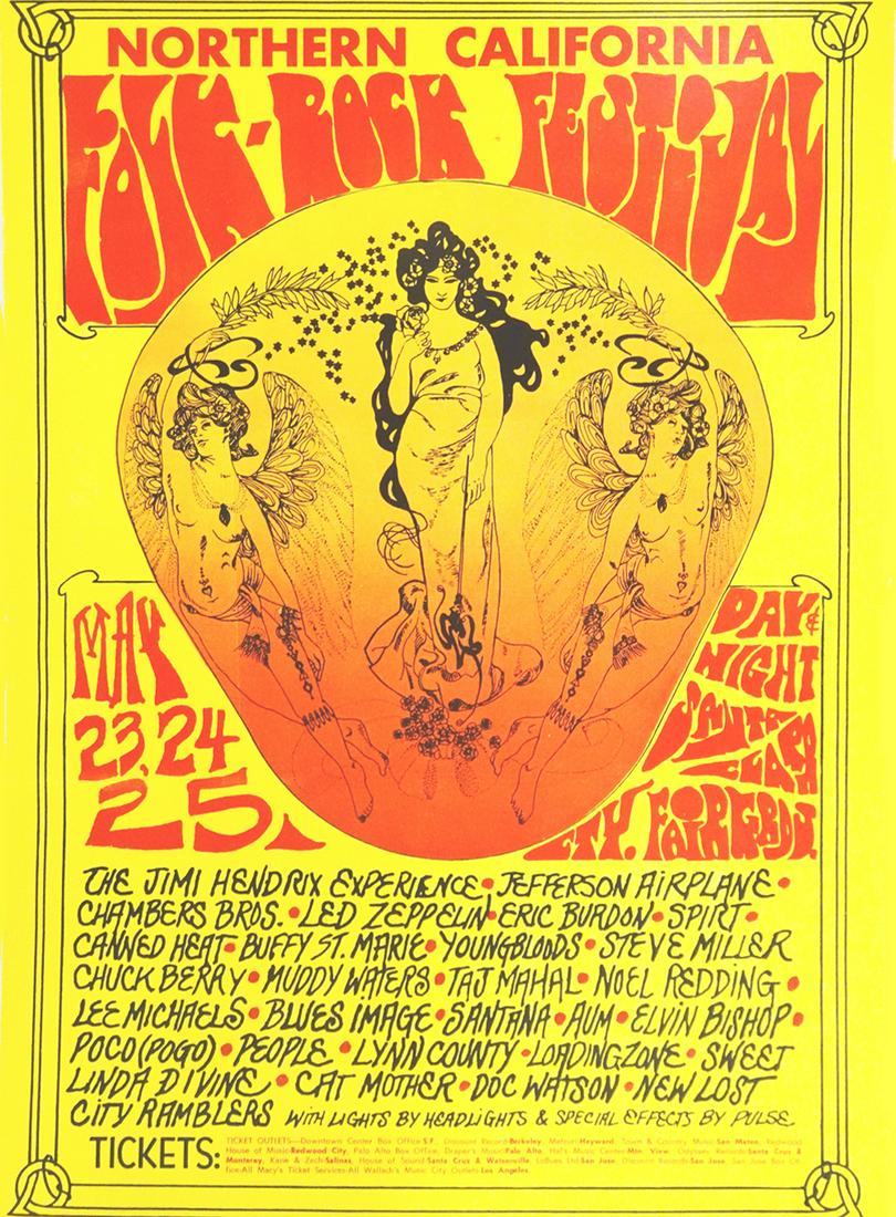 Northern California Folk Rock Concert Poster (1 of 1)