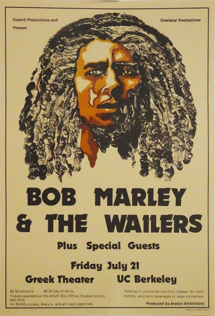Bob Marley and The Wailers Concert Poster (1 of 1)