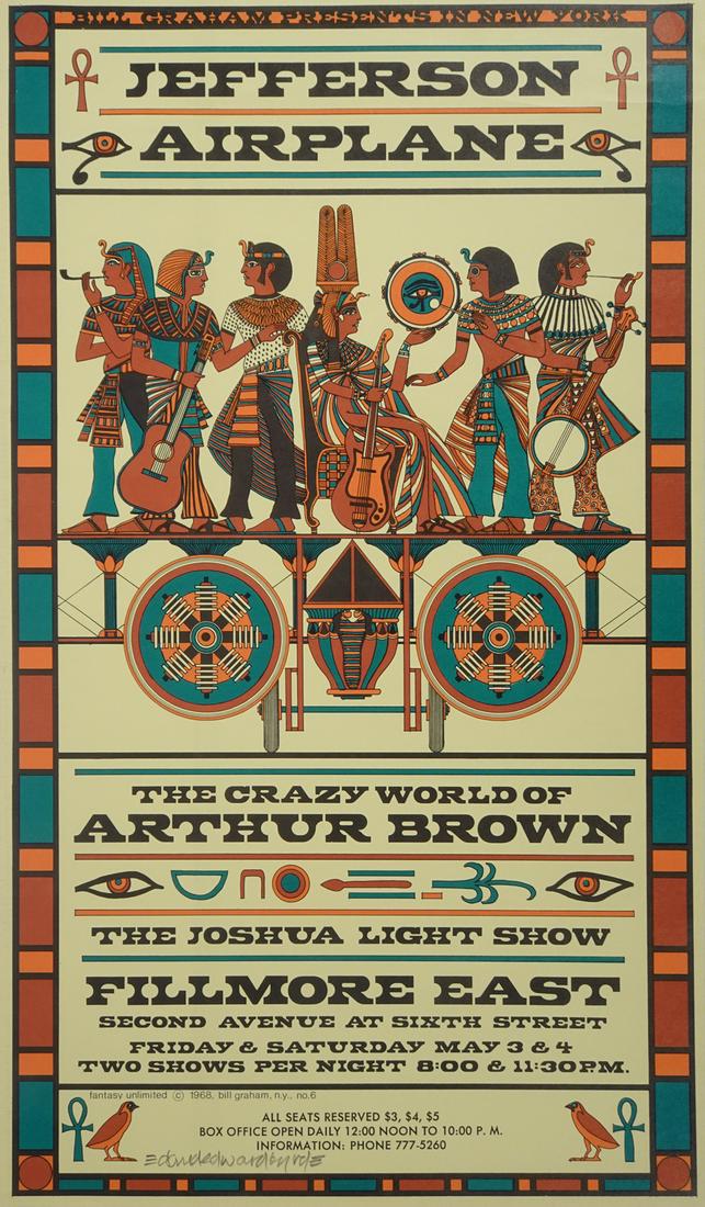 Jefferson Airplane Concert Poster (1 of 2)