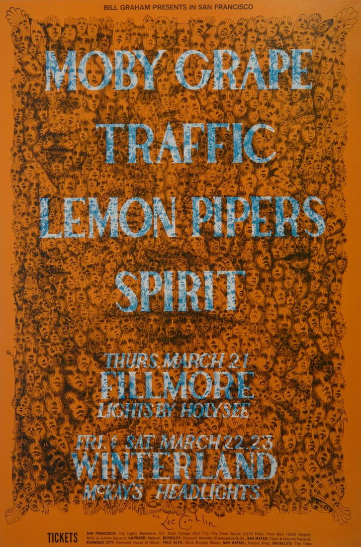 Moby Grape Concert Poster (1 of 2)