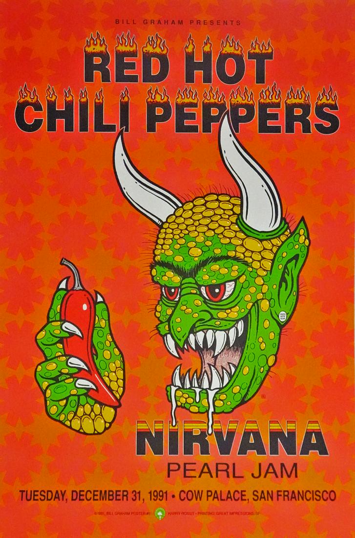 Red Hot Chili Peppers Concert Poster (1 of 1)