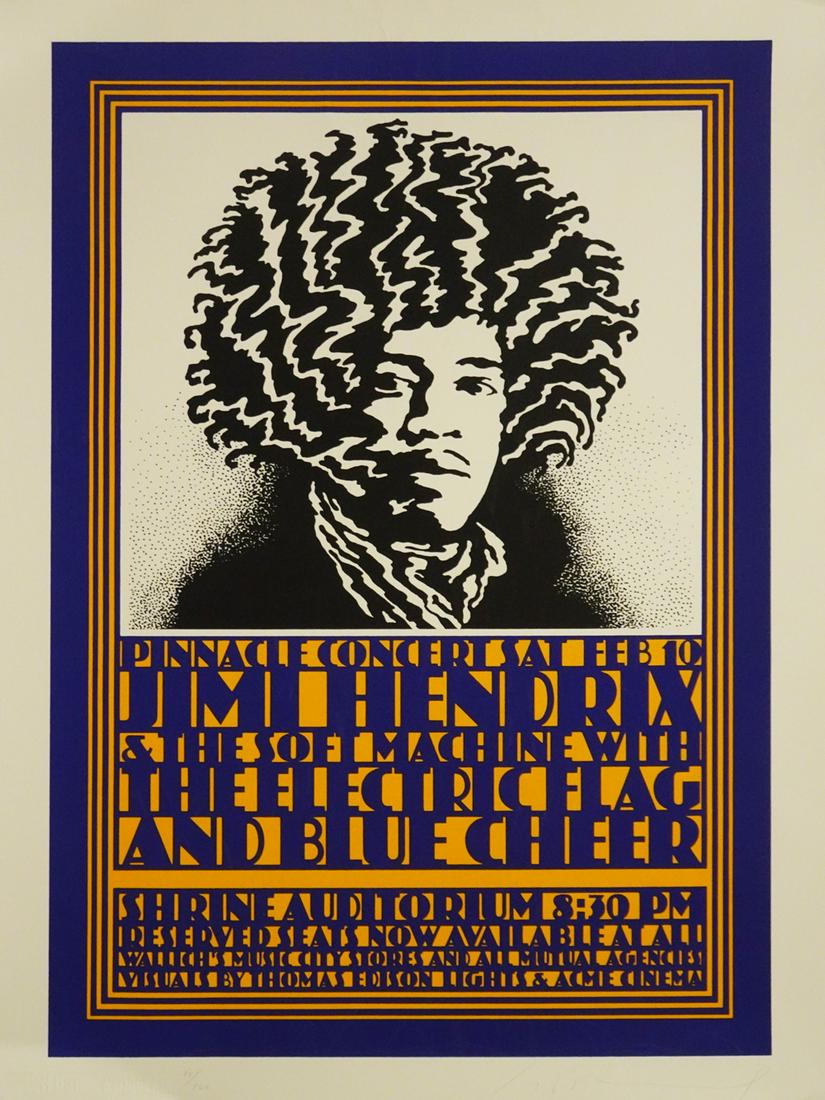Jimi Hendrix Concert Poster (1 of 3)