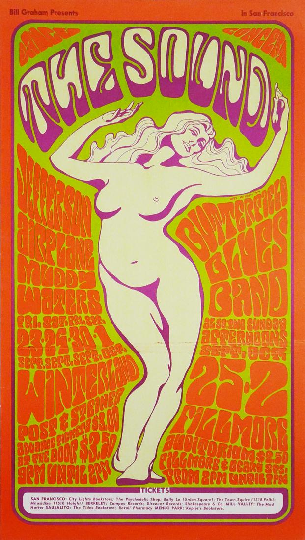 Jefferson Airplane Concert Poster (1 of 2)