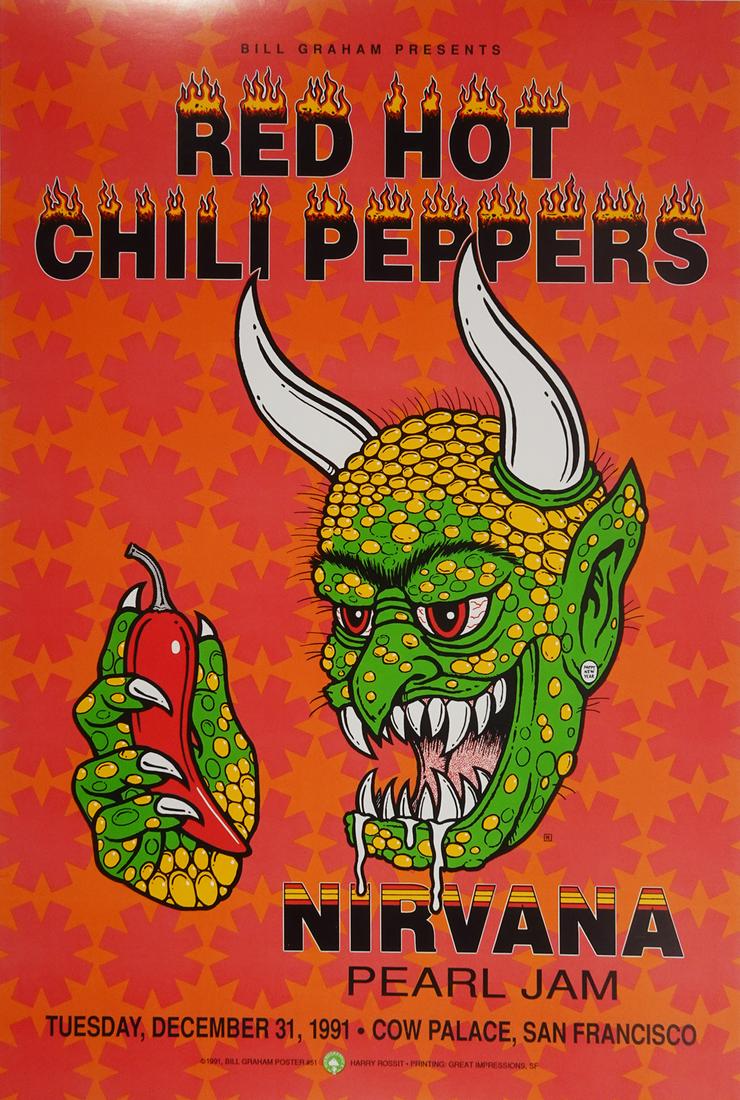 Red Hot Chili Peppers Concert Poster (1 of 1)