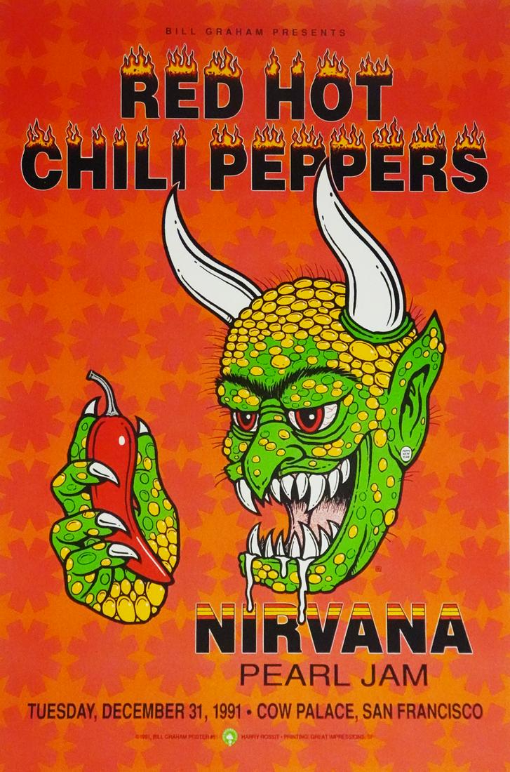 Red Hot Chili Peppers Concert Poster (1 of 1)