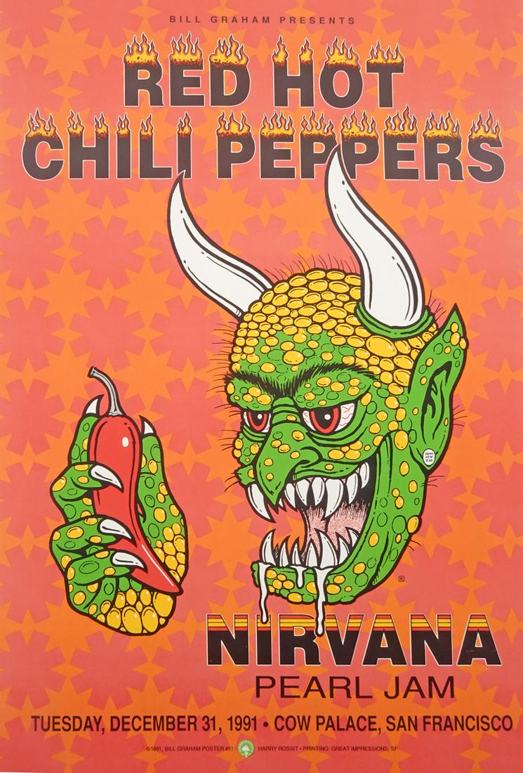 Red Hot Chili Peppers Concert Poster (1 of 2)