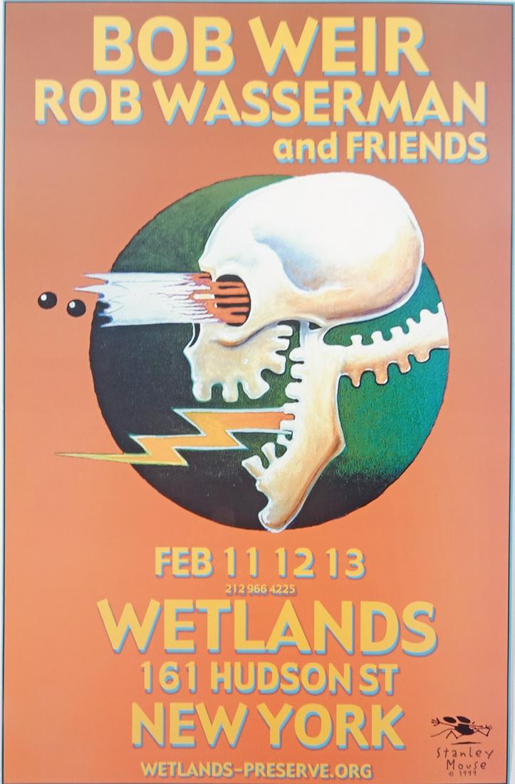 Bob Weir/Rob Wasserman Concert Poster (1 of 1)