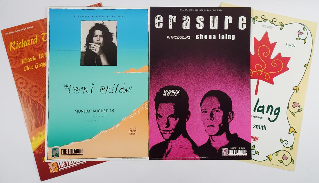 1988 Concert Posters Grouping (1 of 5)
