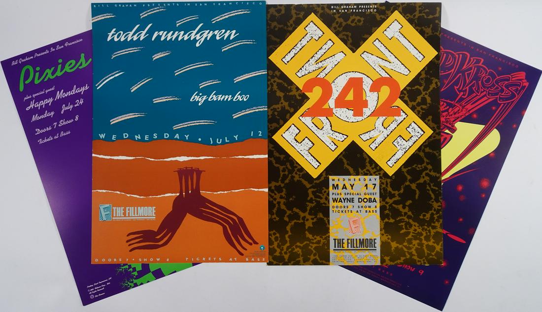 1989 Concert Posters Grouping (1 of 5)