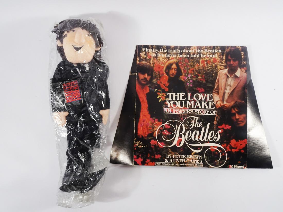 Beatles Book Display and John Lennon Doll (1 of 4)