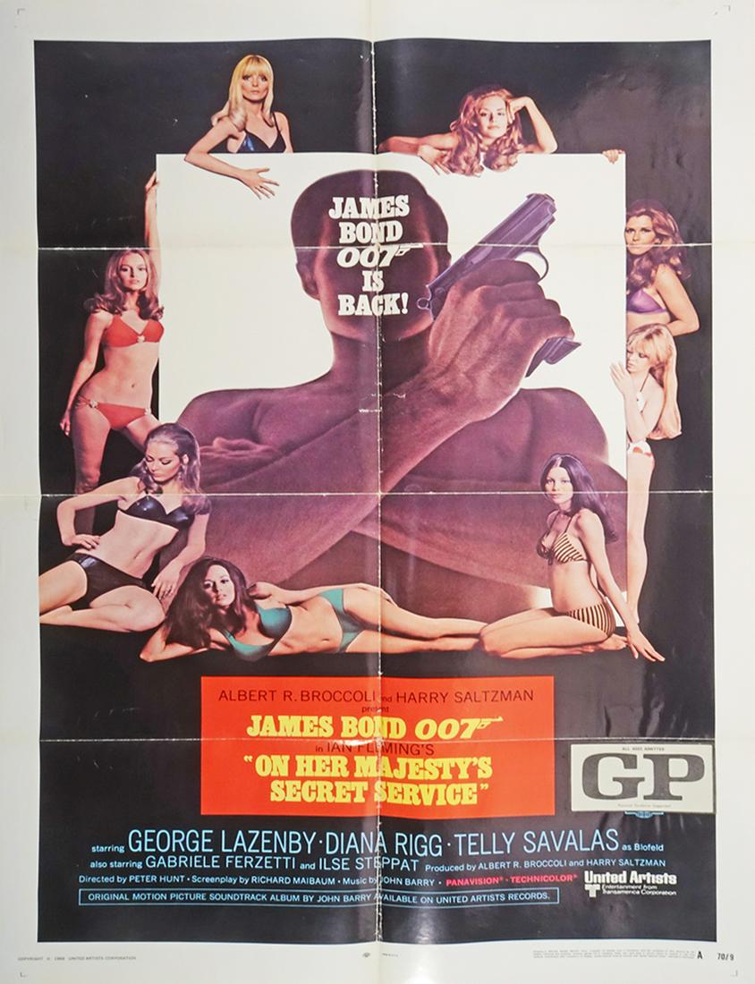 On Her Majesty's Secret Service Movie Poster (1 of 3)