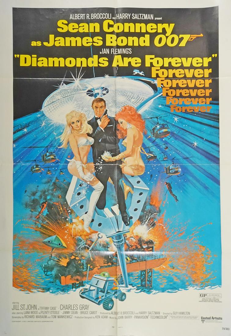 Diamonds Are Forever Movie Poster (1 of 4)